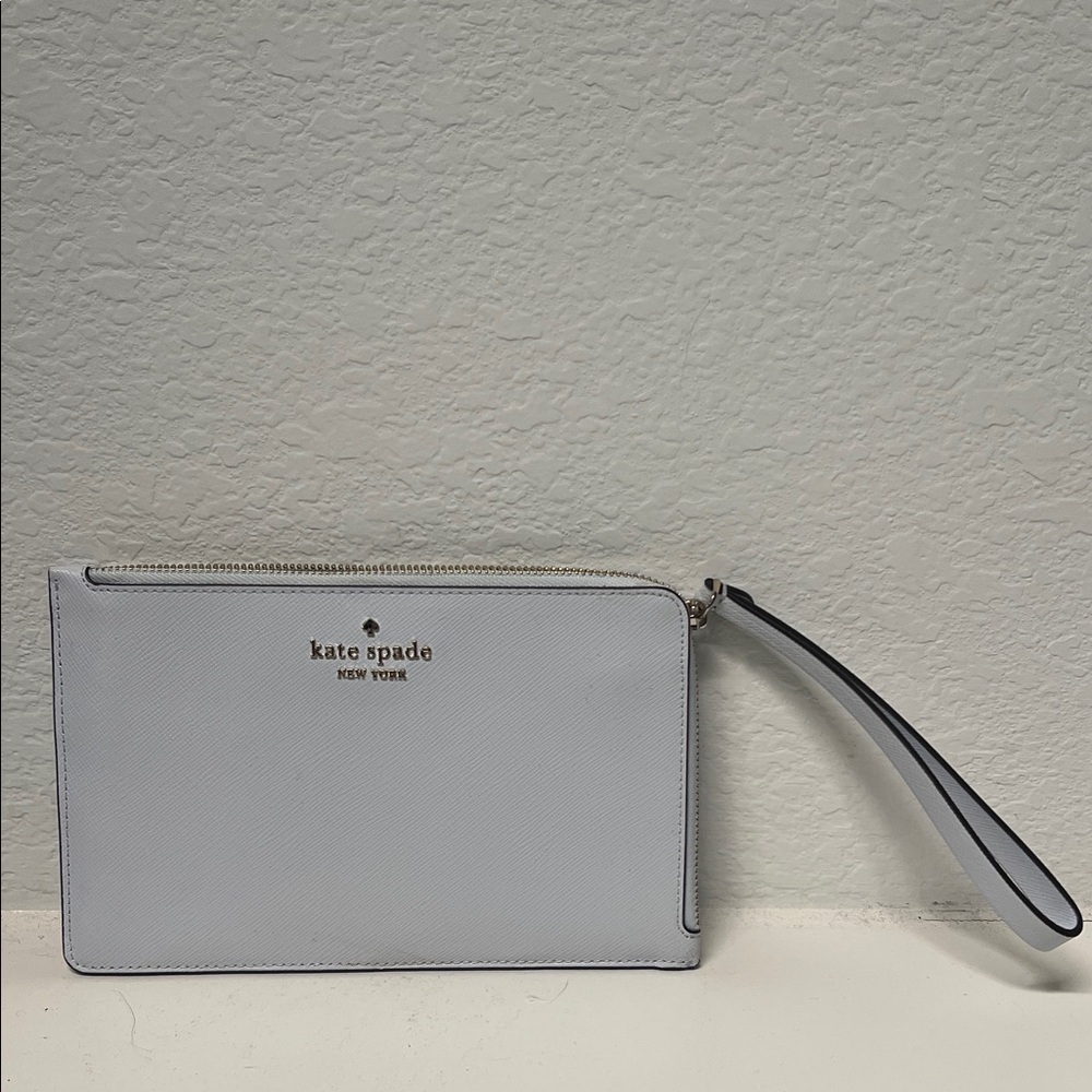 Kate Spade Staci L-Zip Light Blue Wristlet